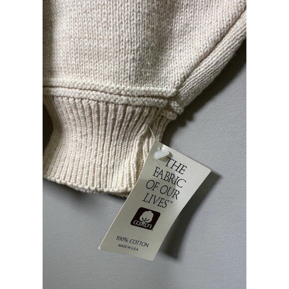 VTG Sutter & Grant Sweater L Embroidered Whitetail Deadstock 80s USA Made - Picture 4 of 10